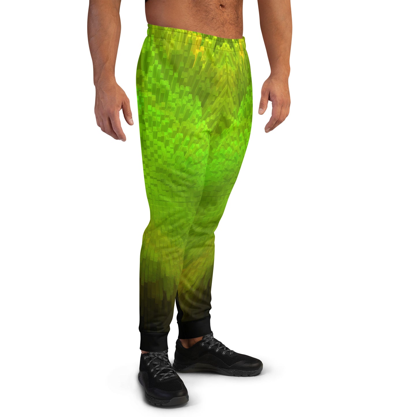 Men's Joggers With A print Of Crystals Cloud 1a