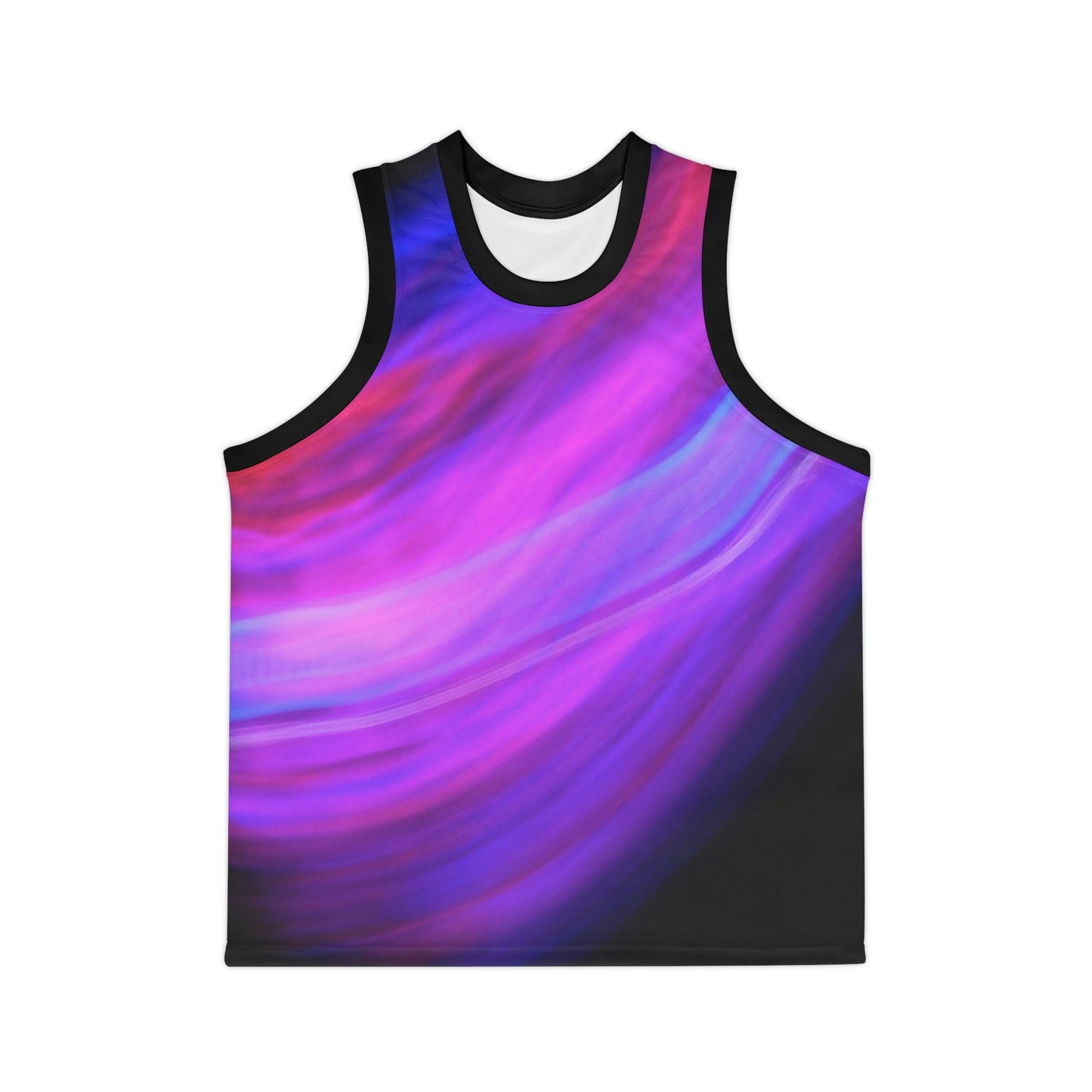 Unisex Basketball Jersey With A Print Of Light Trail 2