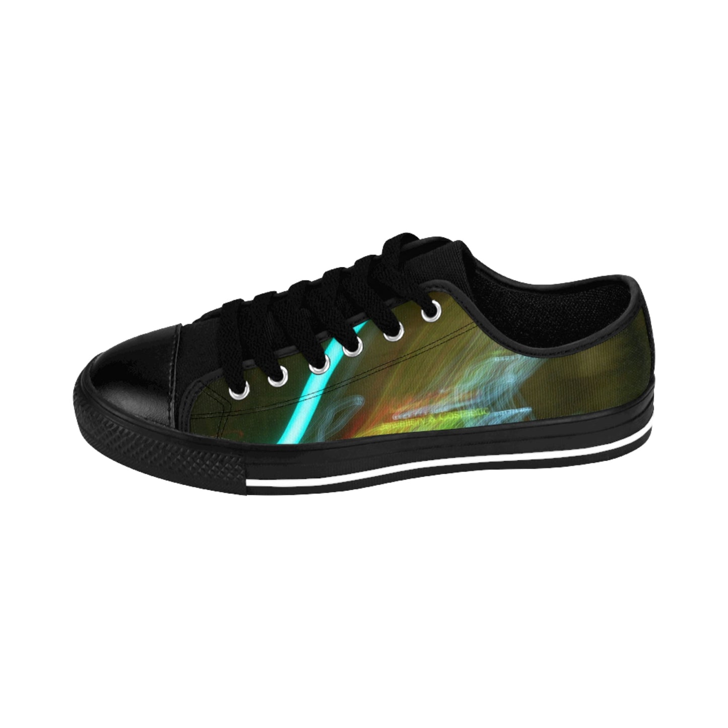 Men Low Top Sneakers With A Print Of Light Trail 67