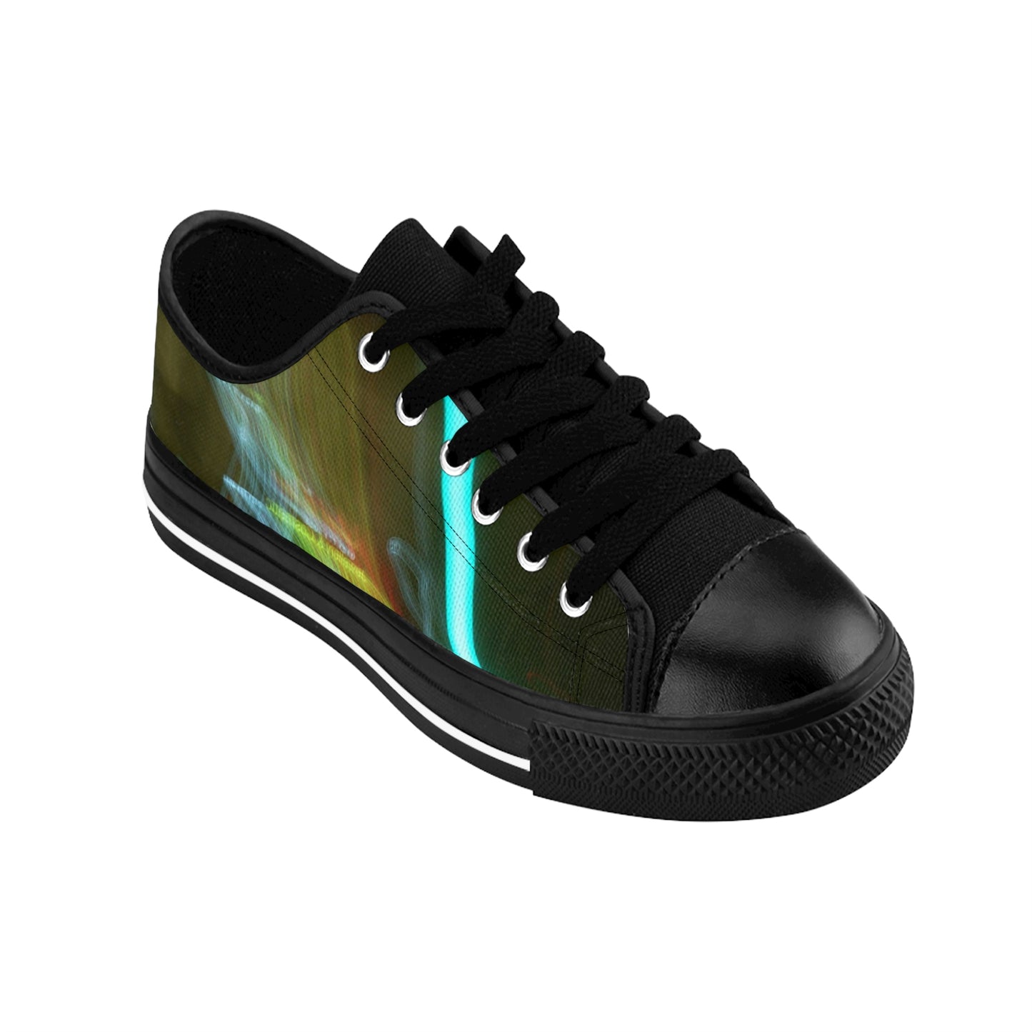 Men Low Top Sneakers With A Print Of Light Trail 67