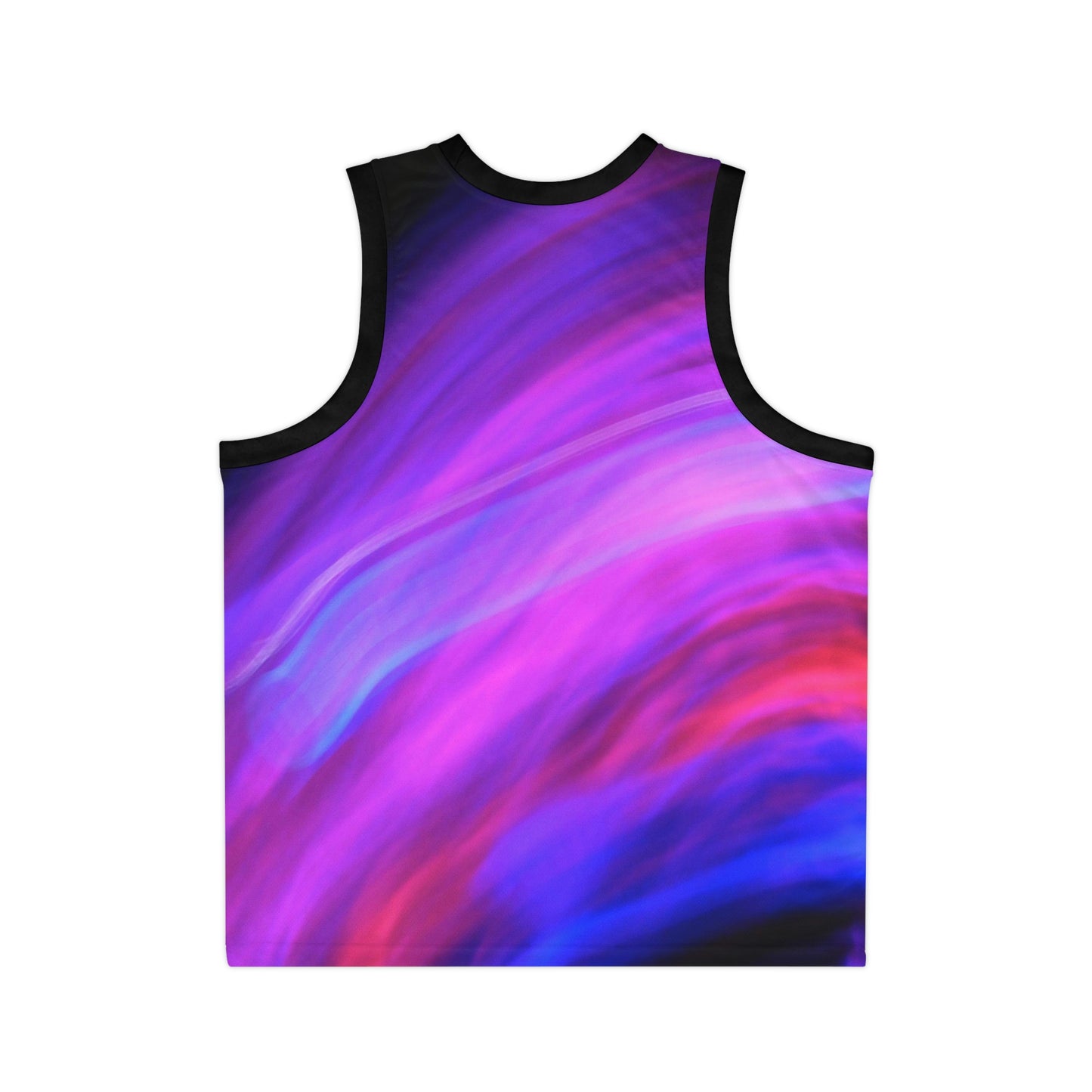 Unisex Basketball Jersey With A Print Of Light Trail 2