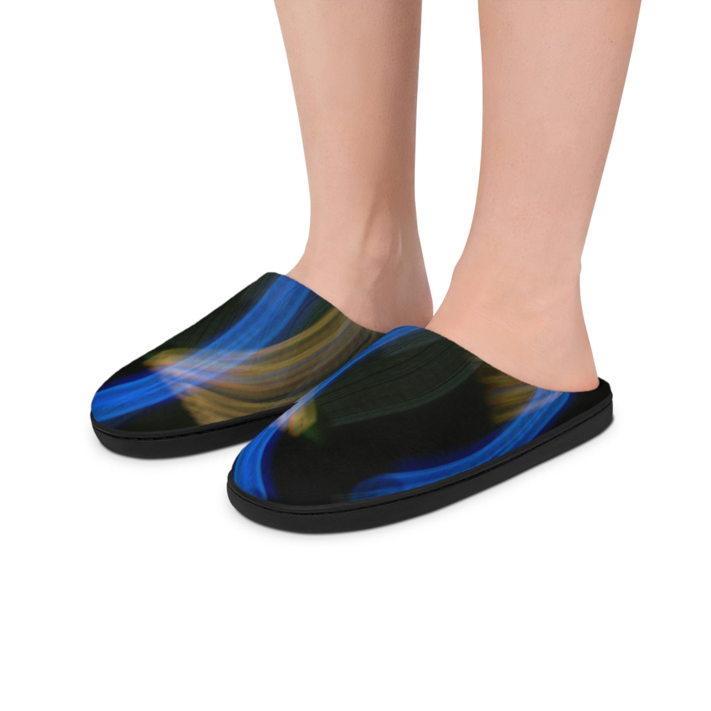 Men's Indoor Slippers With A Print Of Light Trail 30