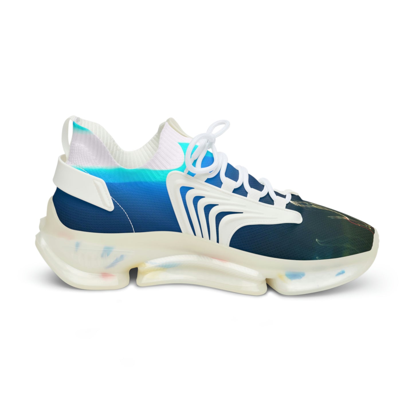 Men's Mesh Sneakers With A Print Of Light Trail 331