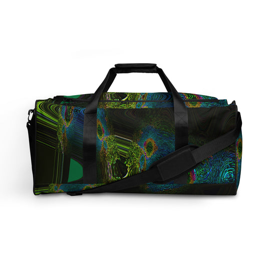 Duffle Bag With a Print Of Cosmic Waves 1a1