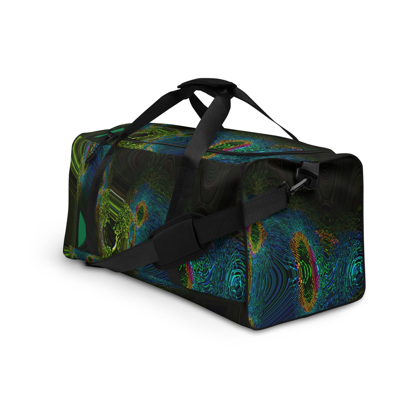 Duffle Bag With a Print Of Cosmic Waves 1a1