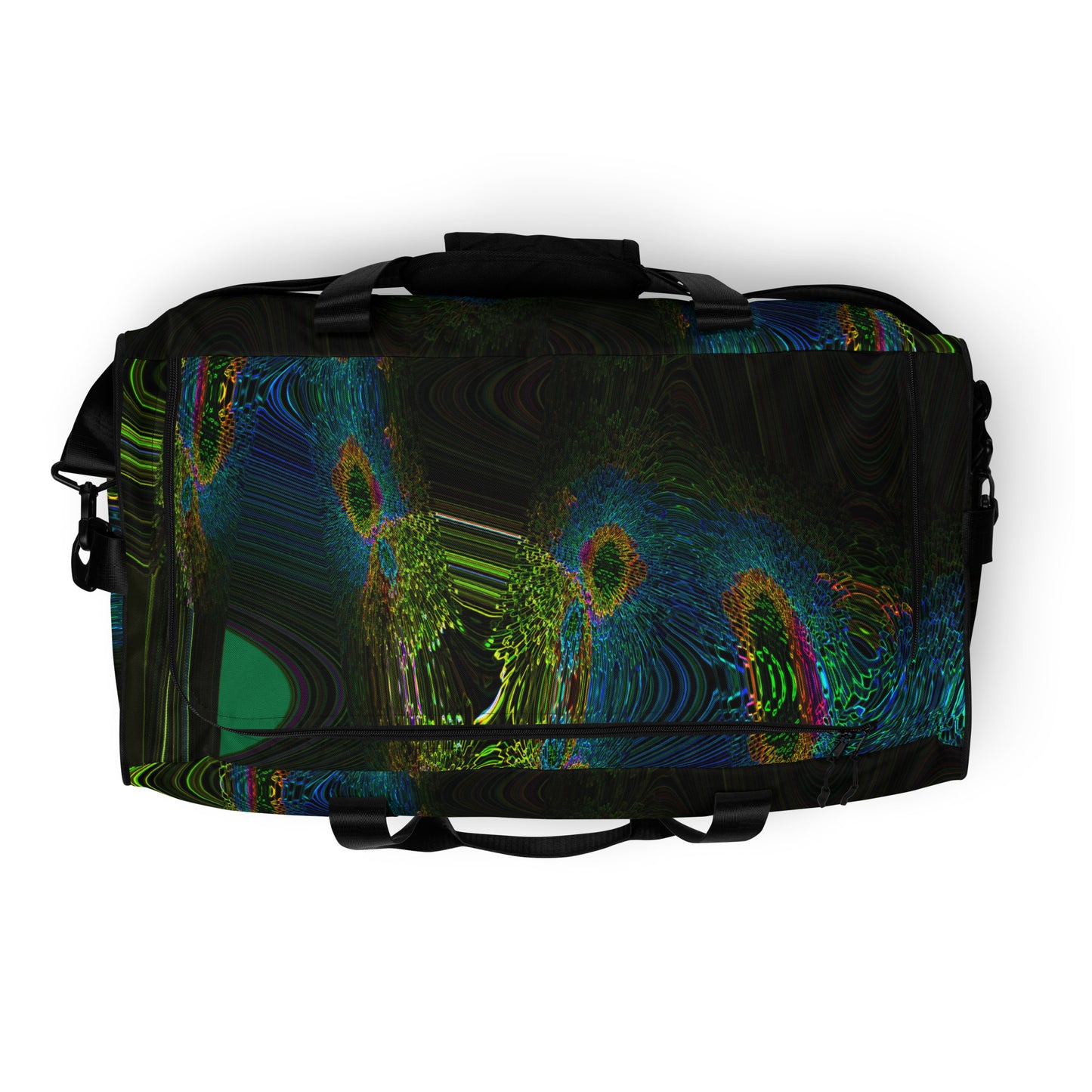 Duffle Bag With a Print Of Cosmic Waves 1a1