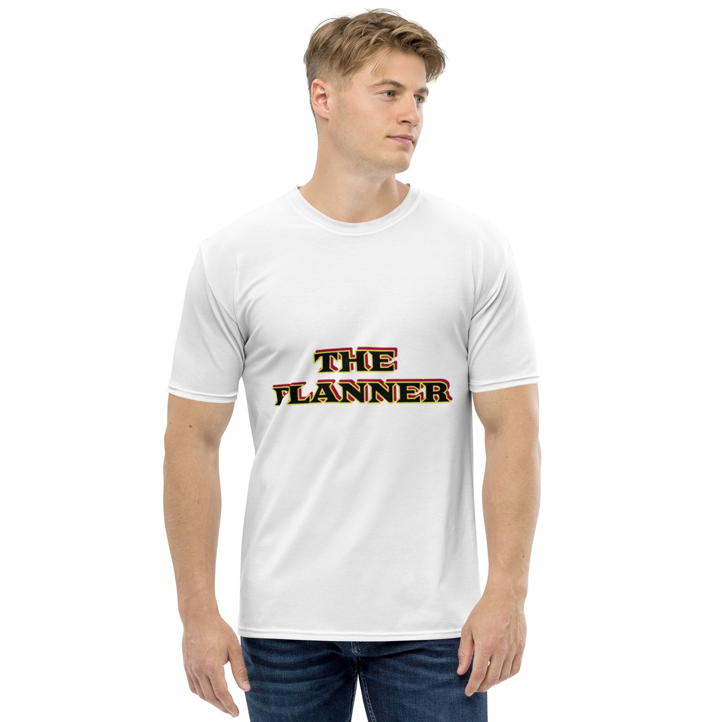 Men's Crew Neck T-Shirt With Text THE PLANNER