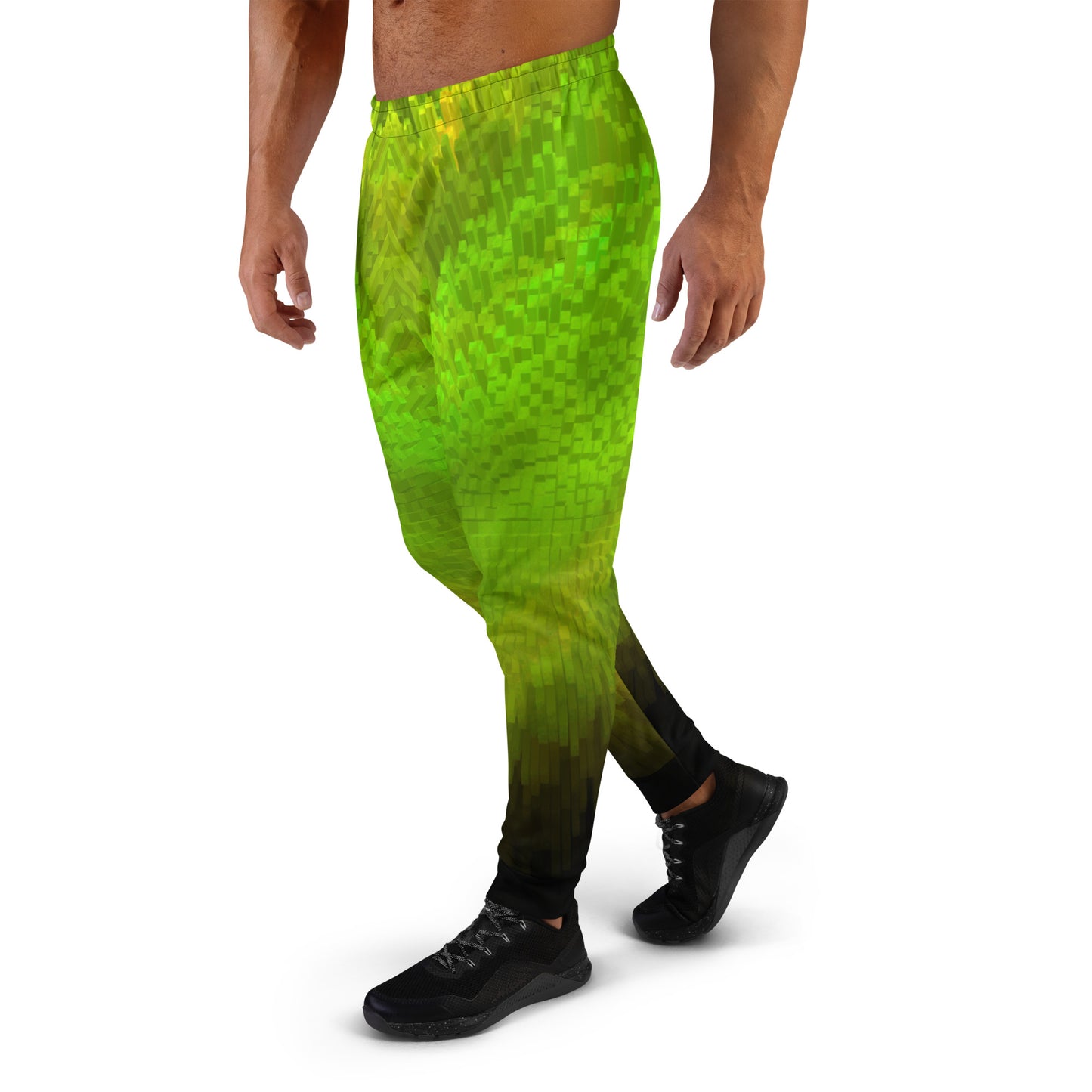 Men's Joggers With A print Of Crystals Cloud 1a