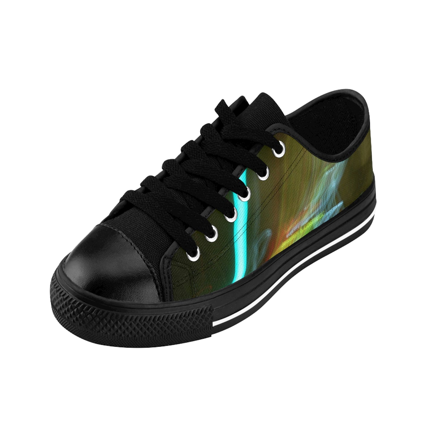 Men Low Top Sneakers With A Print Of Light Trail 67