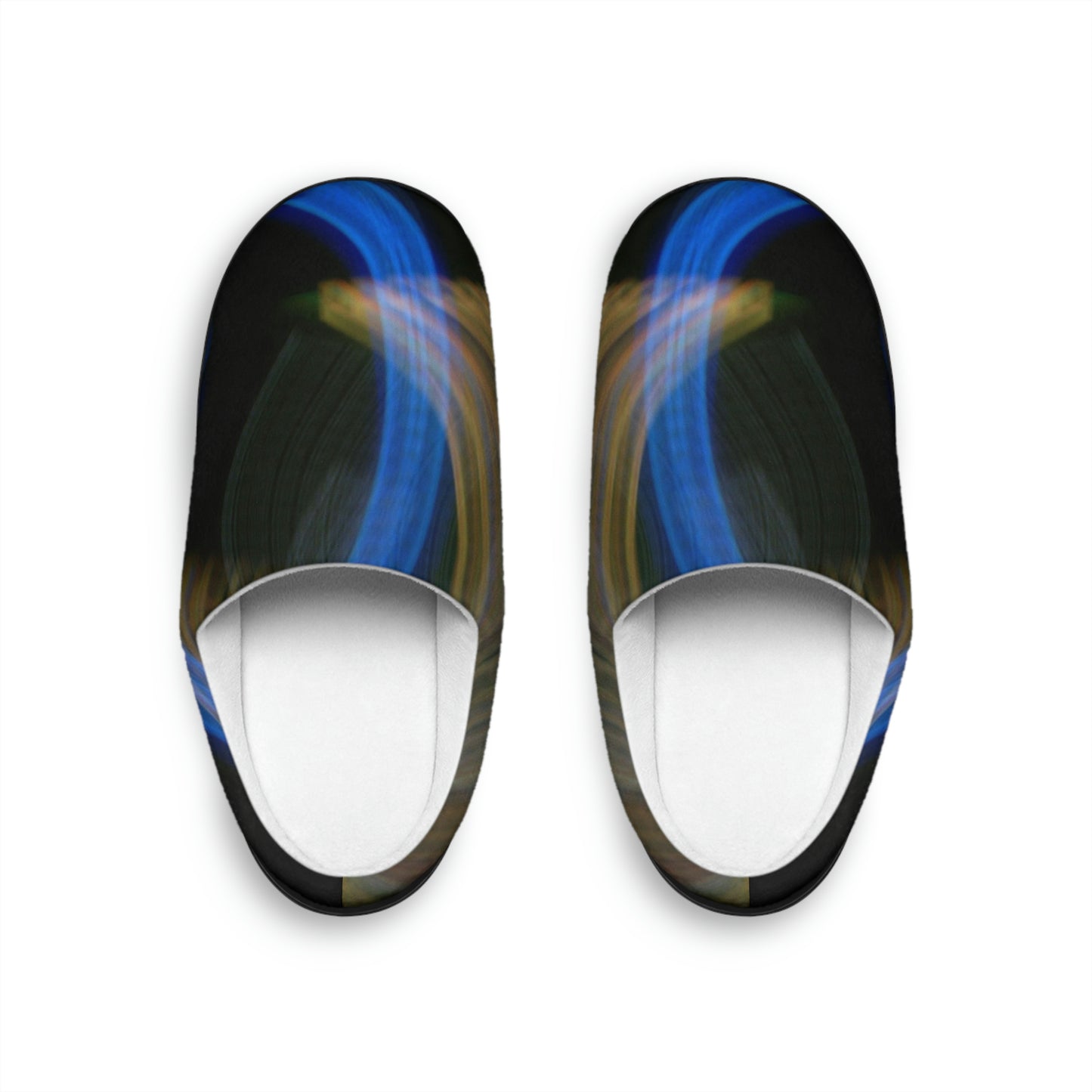 Men's Indoor Slippers With A Print Of Light Trail 30