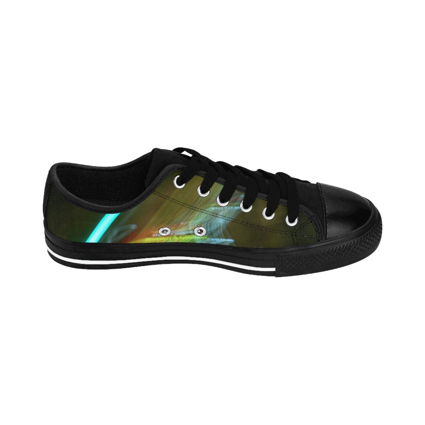 Men Low Top Sneakers With A Print Of Light Trail 67