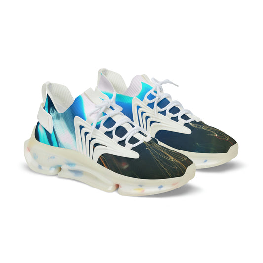 Men's Mesh Sneakers With A Print Of Light Trail 331