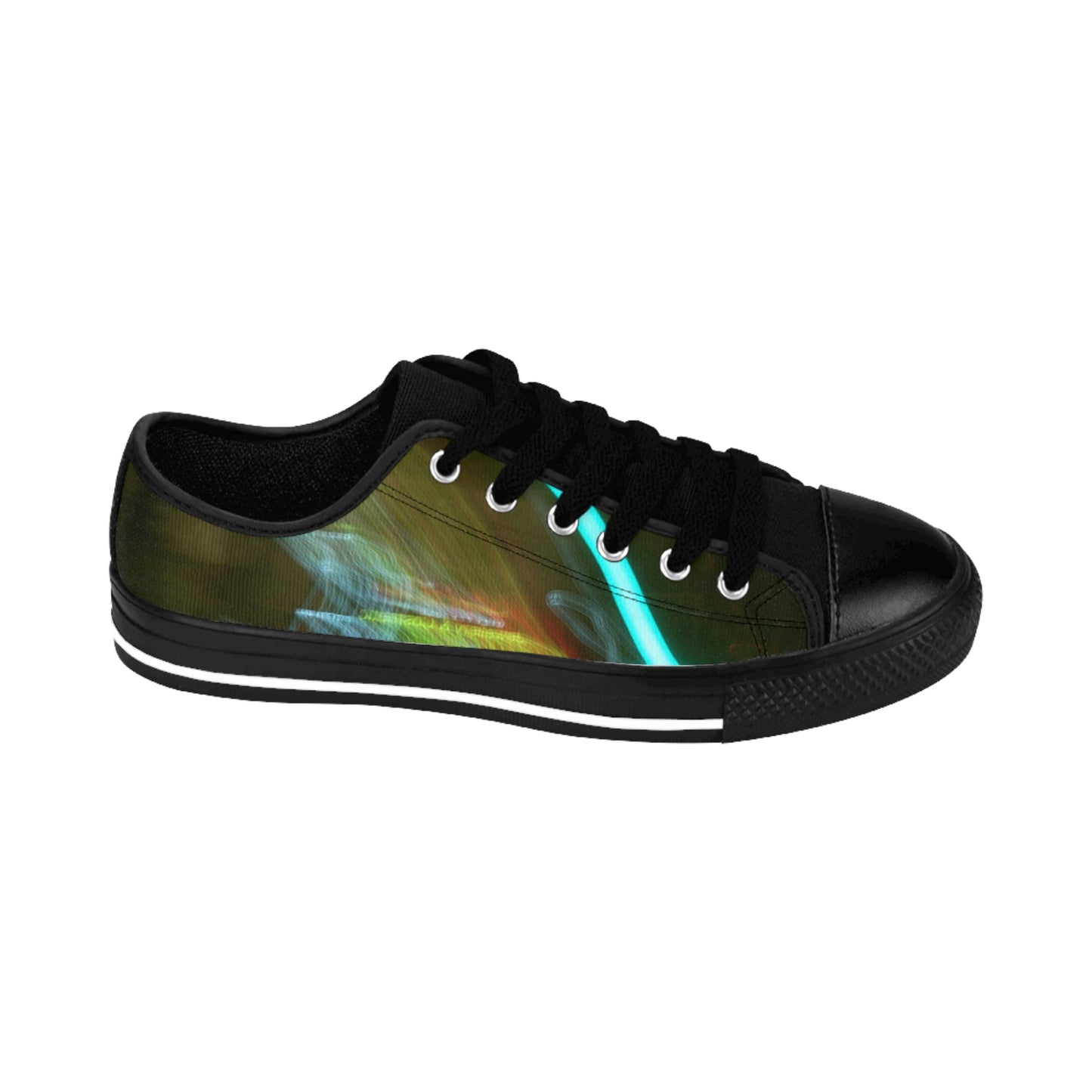 Men Low Top Sneakers With A Print Of Light Trail 67