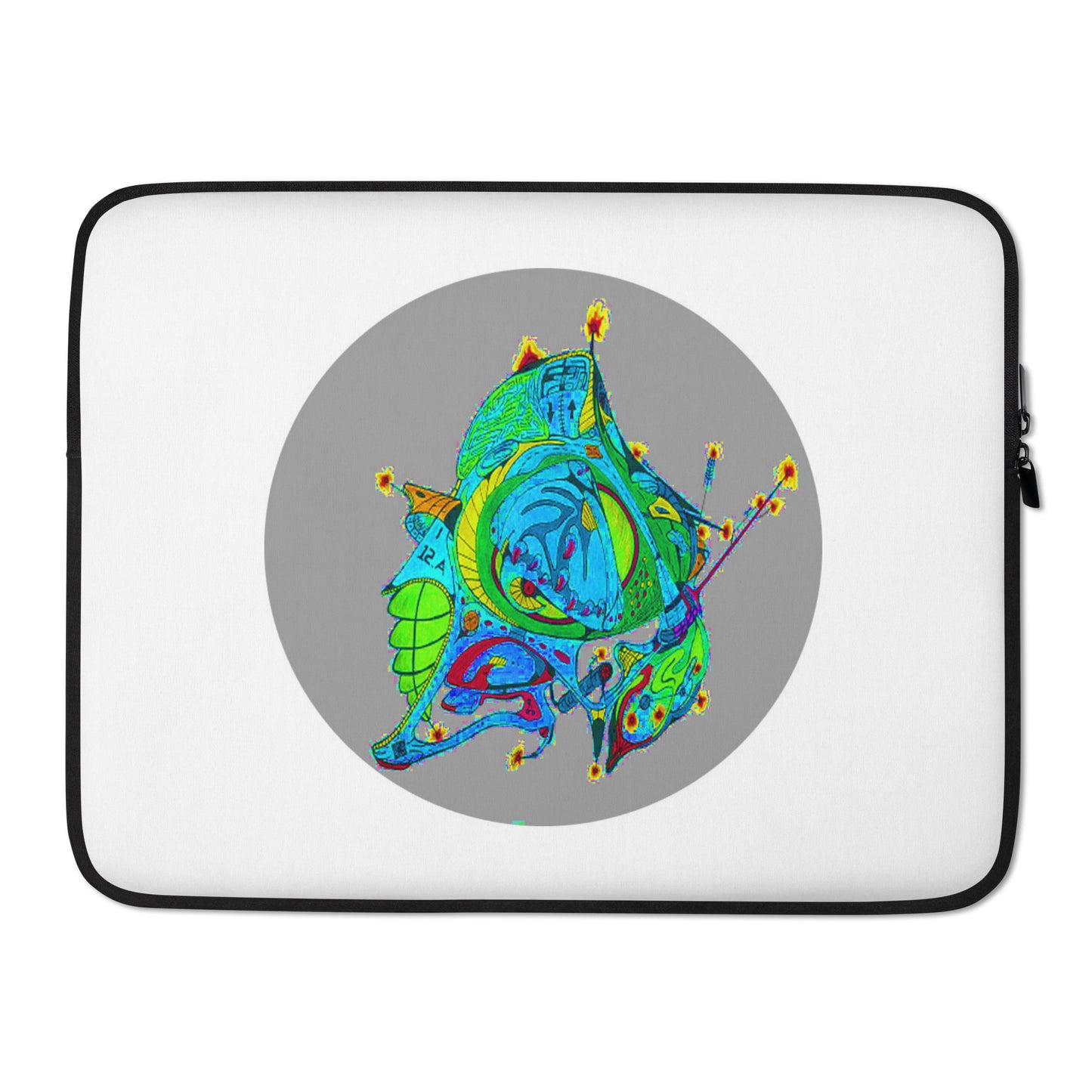 Laptop Sleeve With Print Of Concept Spaceship 16.2