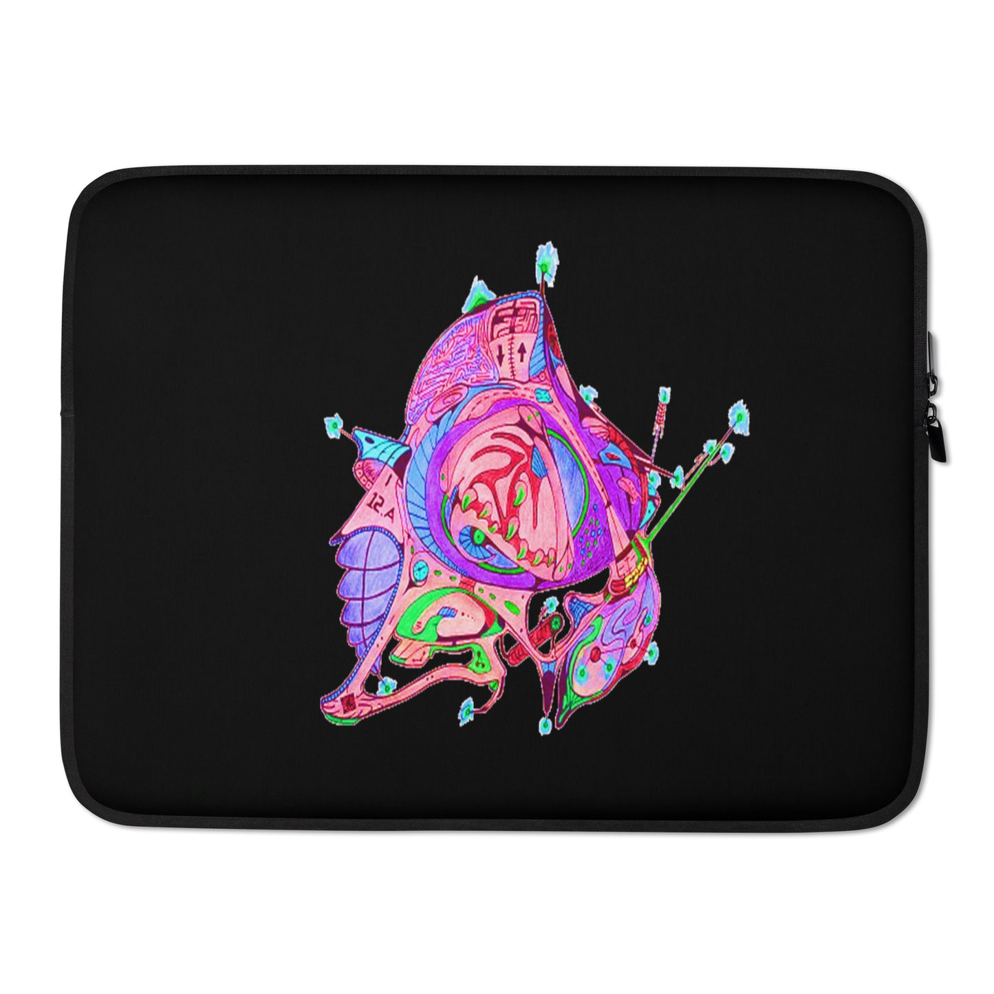 Laptop Sleeve With Print Of Concept Spaceship 16.3