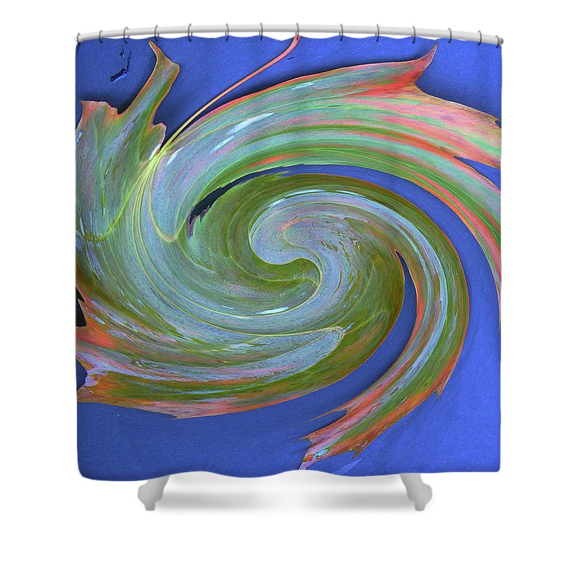 Liquid Leaf . 113 - Shower Curtain