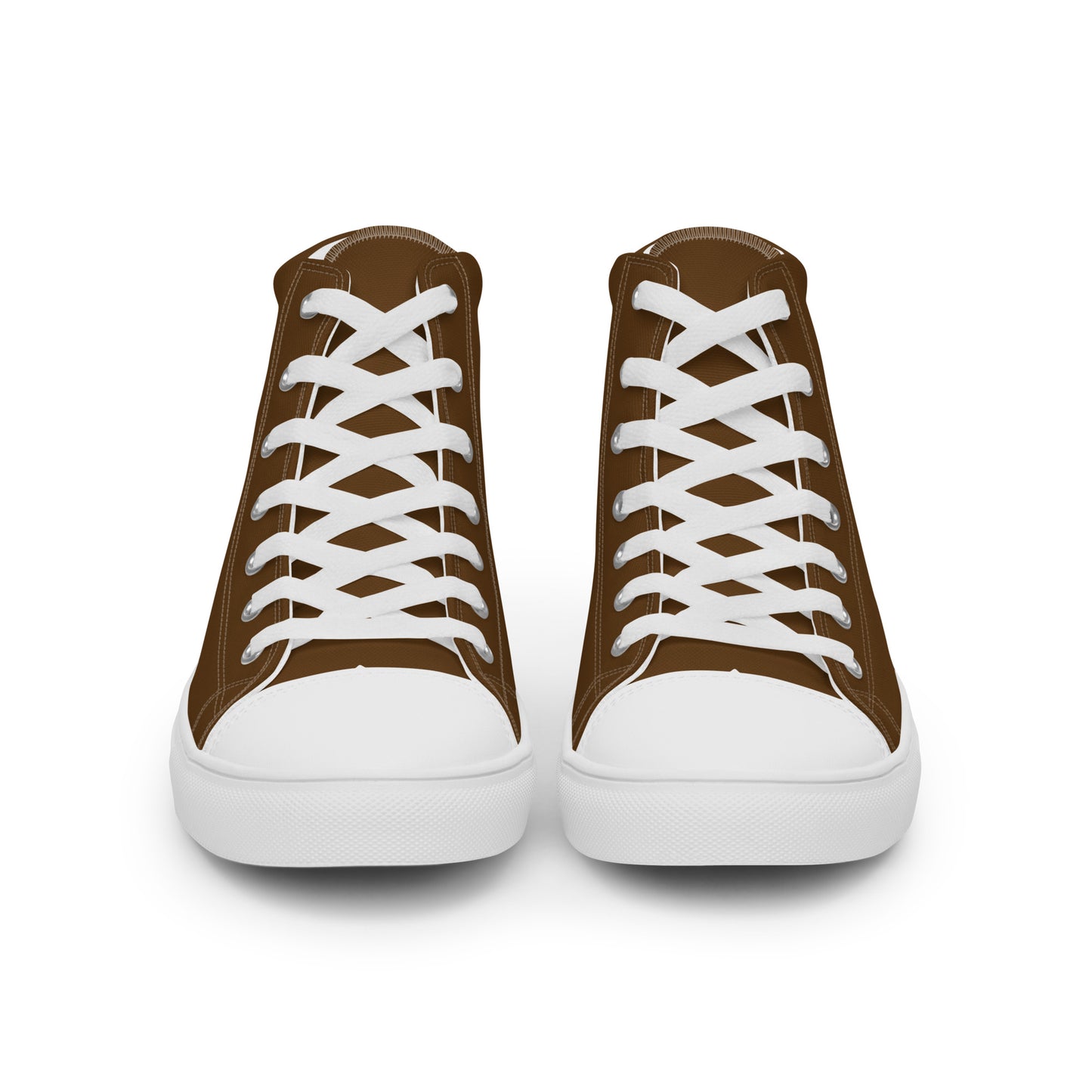 Men’s High Top Lace-Up Canvas Shoes With Text JUST CLASSIC