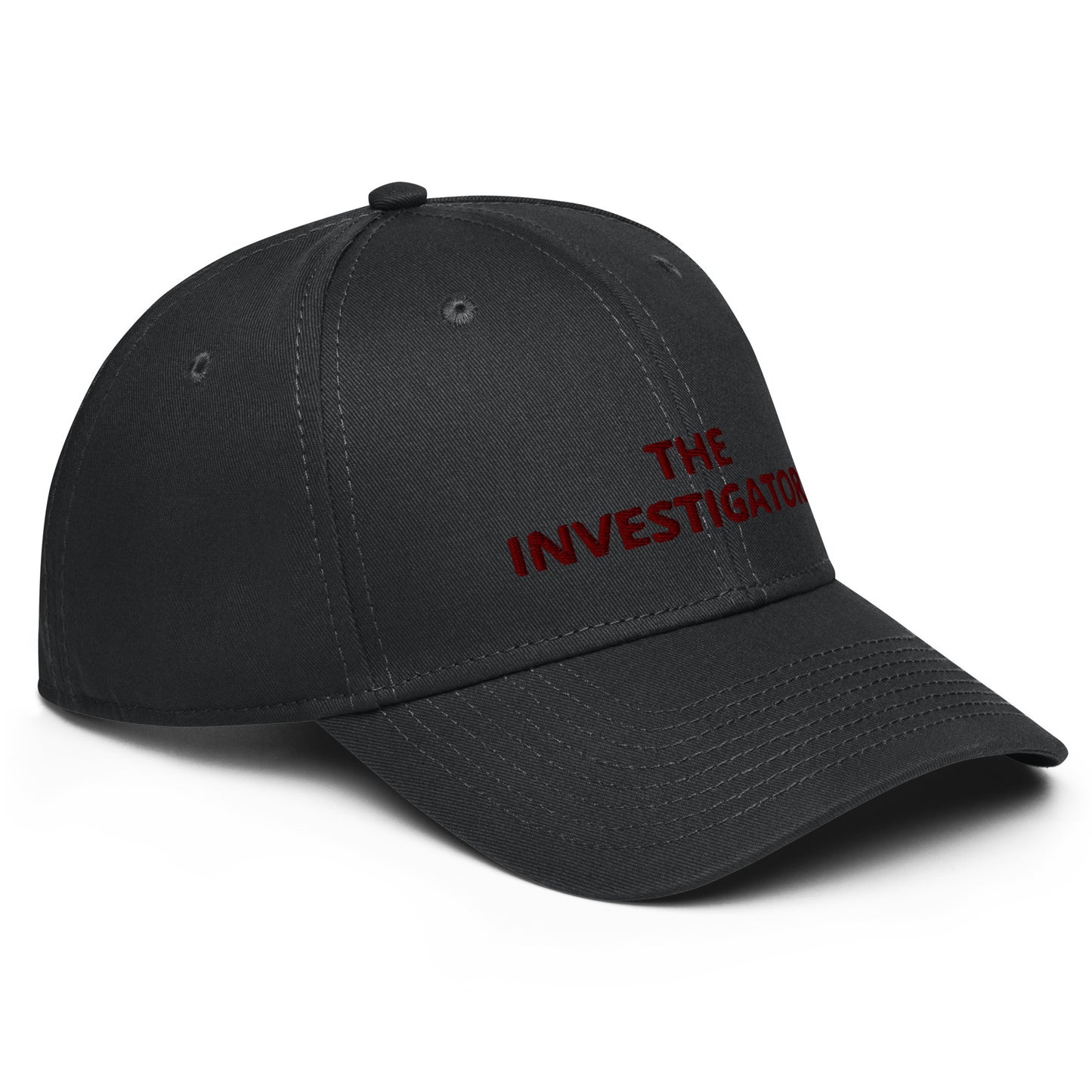 Structured Baseball Cap With Embroidery Work THE INVESTIGATOR