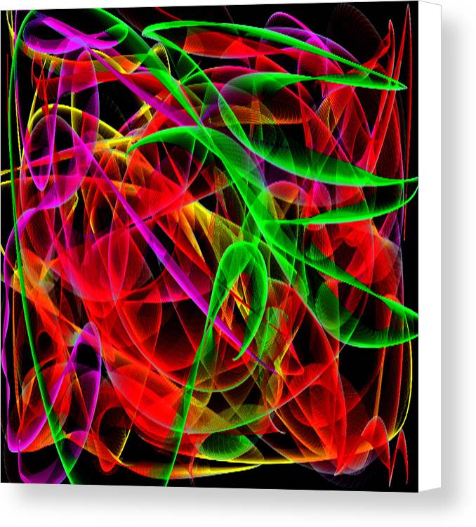 Rainbow Flames - Canvas Print