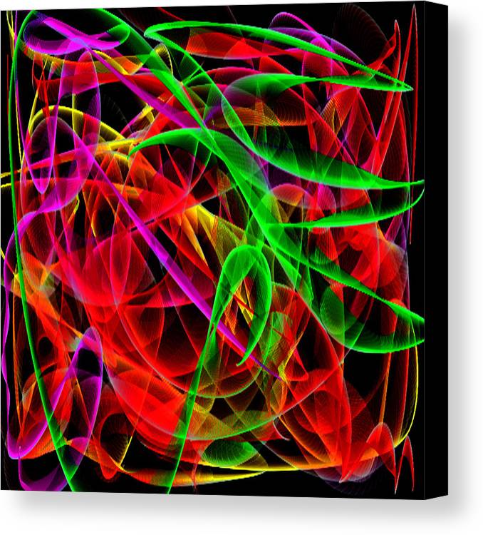 Rainbow Flames - Canvas Print