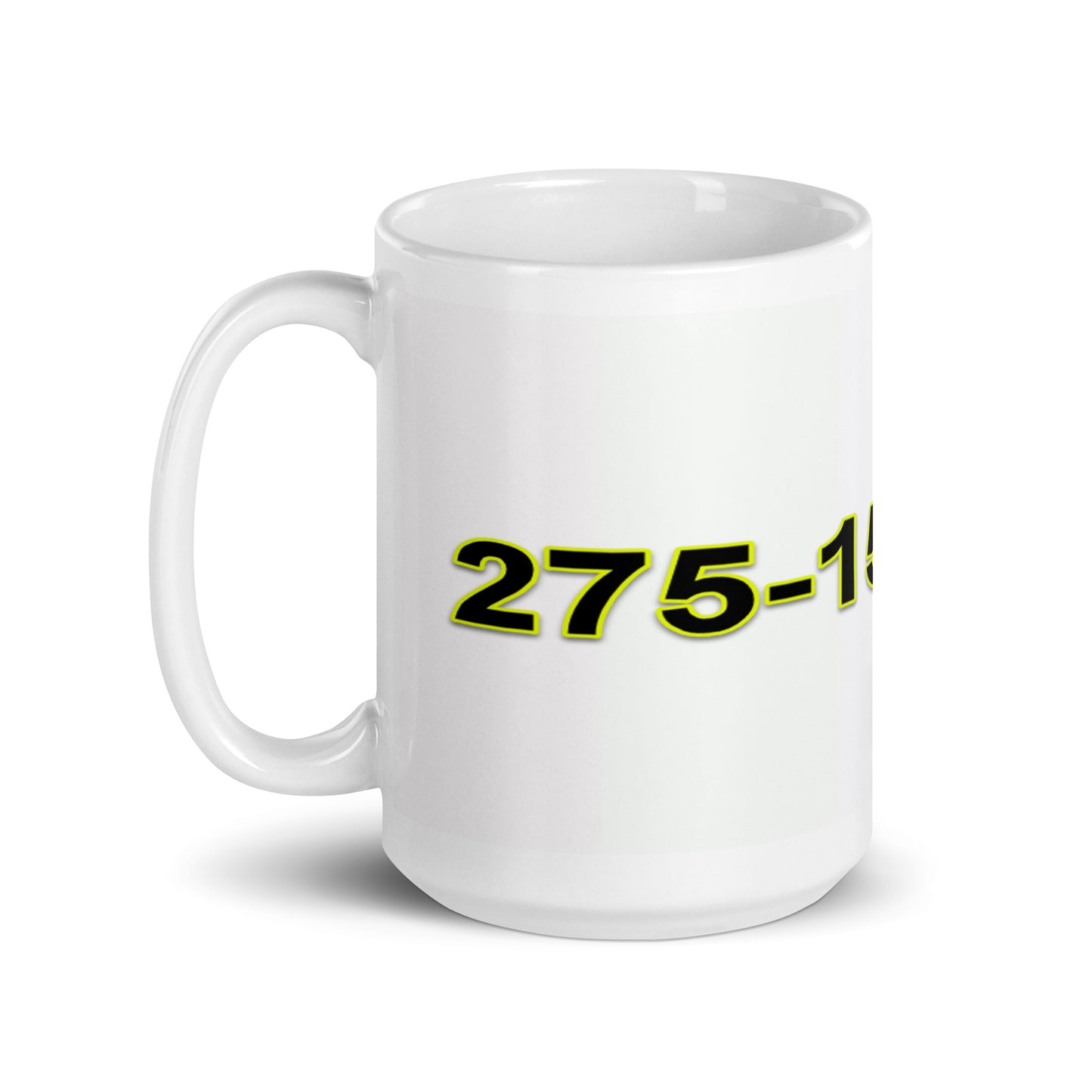 White Glossy Mug With A Print Of Basic Math Subtraction 1